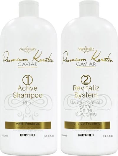 Lissage brésilien KIT 1000ML PREMIUM KERATIN CAVIAR