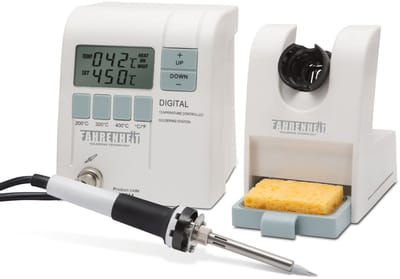 Digitale Soldeerstation - 230V 48W - Temperatuurregelbaar 150-450°C - Met Snelinstellingen en Accessoires [28011]