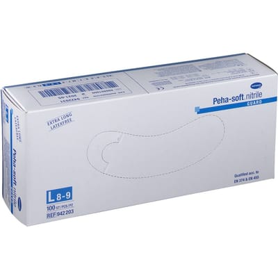 Hartmann Peha-Soft Nitrile Guard L 942203 100 Handschoenen