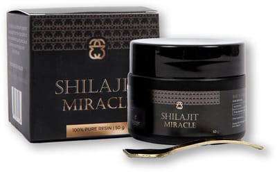 Premium Himalaya Shilajit Resin 50g - 100% Puur & Biologisch - Rijk aan 85+ Mineralen & 80% Fulvinezuur - Authentieke Mumijo Hars - Energie, Focus & Testosteron Booster - Labgetest & Gecertificeerd - Glazen Pot