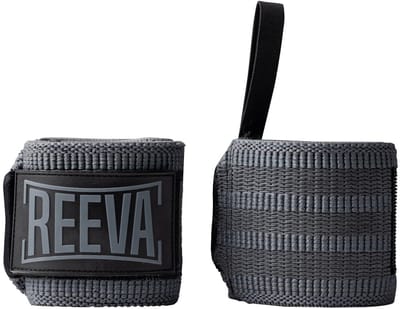 Reeva Wrist Wraps Grijs - Wrist Wraps geschikt voor Fitness, Crossfit en Krachttraining - Wrist Wraps voor Heren en Dames
