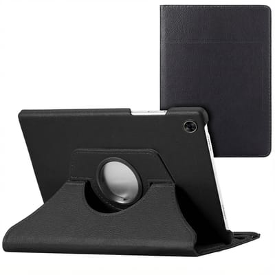 imoshion Tablet Hoes - Geschikt voor Realme Pad - 360° Draaibare Bookcase - Zwart