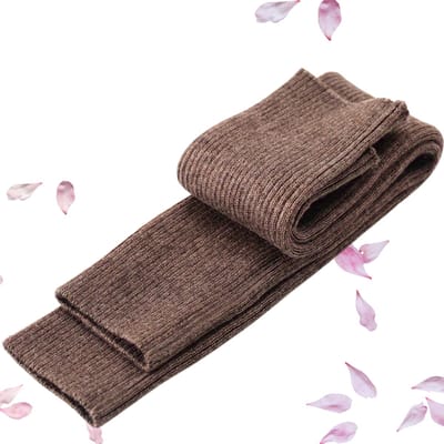 Livano Armwarmers - Polswarmers - Armwarmers Dames - Duimopening - Wol - Armstukken - Winter - Donkere Kameel - Elastisch