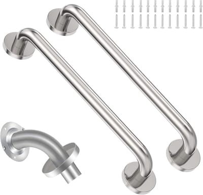 Douche Handgreep - Veiligheidsbeugel Badkamer - Veiligheid Verhogen - Verborgen Schroeven - 40 cm - Chroom