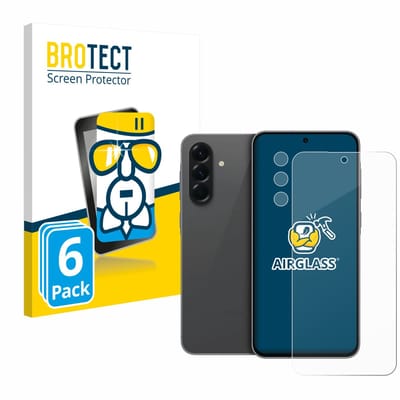 Screenprotector 6 Stuks voor Samsung Galaxy A56 5G (Voor+Camera) Beschermglas transparant