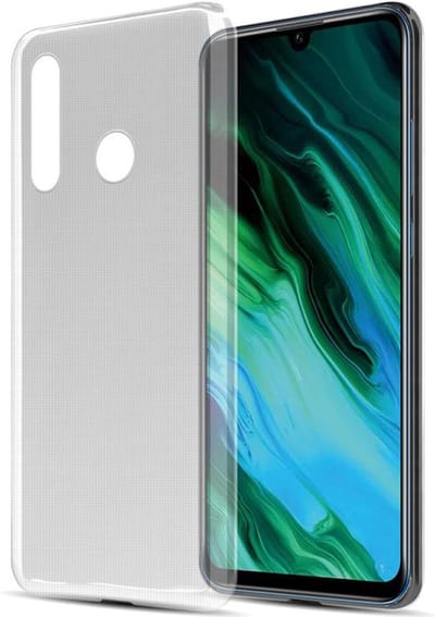 Cadorabo Hoesje geschikt voor Honor 20e in VOLLEDIG TRANSPARANT - Beschermhoes gemaakt van flexibel TPU Silicone Case Cover