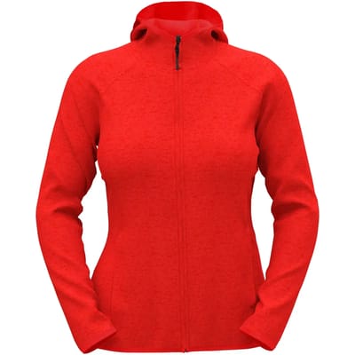 Stedman Lux Hooded Knitfleece Jacket Women S5560 - Scarlet Red Heather - XS