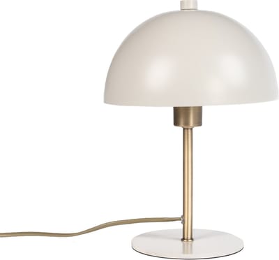 Lumidora Tafellamp 75138 - NADIA MINI - E14 - Grijs - Goud - Creme - Messing (kleur) - Metaal - ⌀ 20 cm