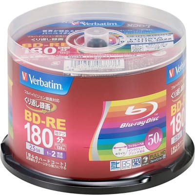 50x 25GB Blu-ray BD-RE Rewritable Disc Inkjet Printable Lege Schijven
