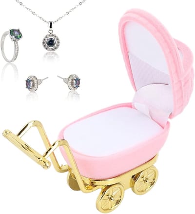 Persoonlijke Sieradenbox voor Oorbellen, Kettingen en Ringen - Perfecte Organizer en Cadeau in Roze