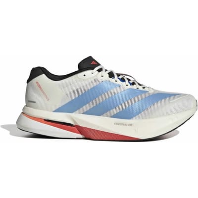 Adidas Adizero Boston 13 Sneakers Heren - Wit - Maat 43 1/3 - Mesh/Synthetisch