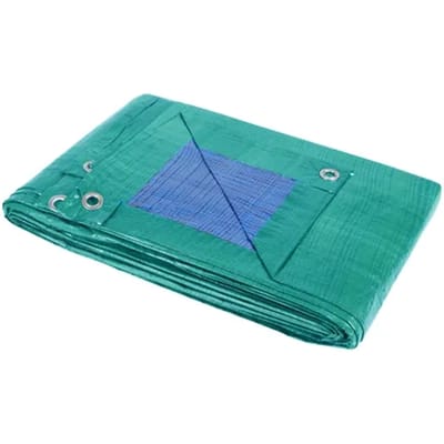 Sencys Afdekzeil Polyethyleen Groen/blauw 2x8m