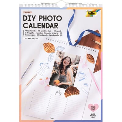 DIY Fotokalender "White" - DIN A4