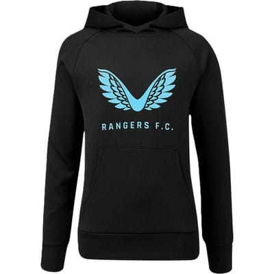 Castore Rangers FC-hoodie voor kinderen (Briljant wit)