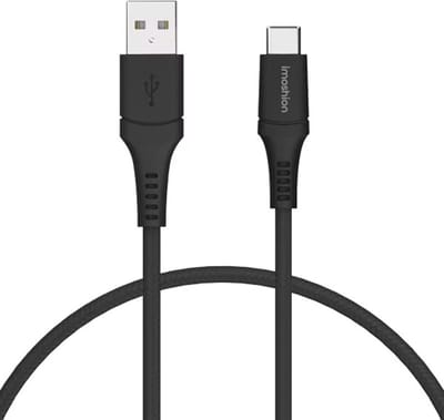 imoshion Kabel Duopack - USB C naar USB A Kabel - 0,5 meter - USB-C Oplader Kabel - Zwart