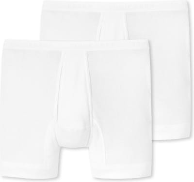 Schiesser Heren onderbroek kort 2 pack Original Classics fijnrib