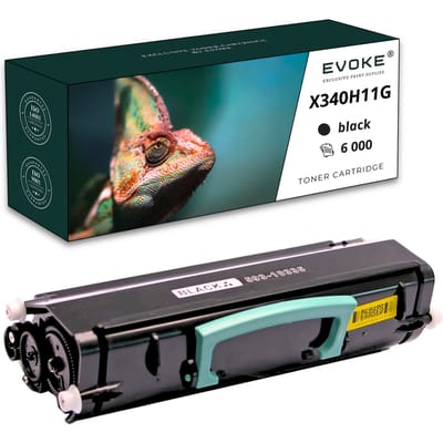 Evoke Compatibele Toner voor Lexmark X340H11G Zwart 6000 Pagina's X340 X342 X342N X342Nmfp