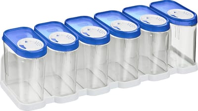 La'Moussawi ® Kruiden- en Voorraadbussen Set met Diverse Kleuren en Maten voor Keukenorganisatie