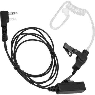 K-Head Walkie Talkie Oortje Transparante Akoestische Buis PTT-knop Ruisreductie voor Baofeng