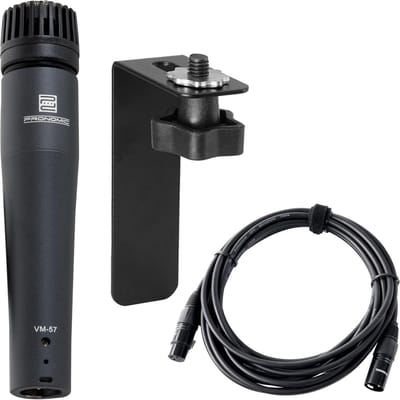 Professionele Cajon Microfoonset met Standaard en Kabel - Ideale Versterking voor Optredens en Oefeningen