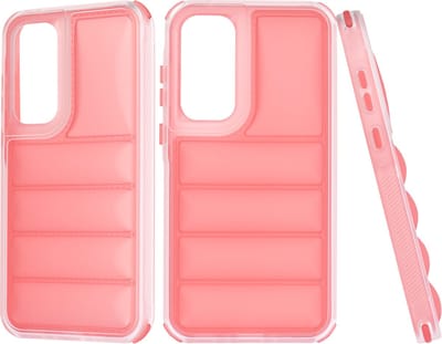 Hoesje geschikt voor Samsung Galaxy A35 - Techsuit Wave Shield Shockproof Hard Case Back Cover - Rood