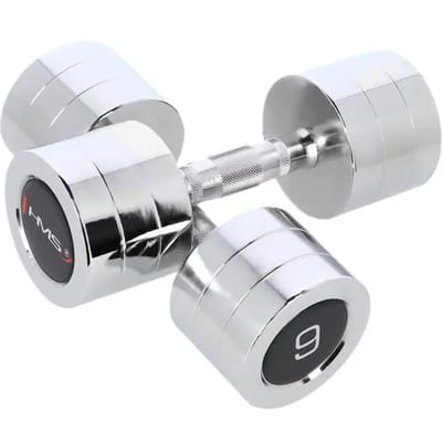 HMS Chroom Dumbbell Set - 2 x 9 kg