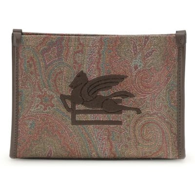 Bruine Kalfsleren Bos Taurus Clutch Bag