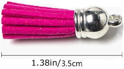 Kwastjes Hanger Sleutelhanger, Kleurrijke Mini Kwast voor DIY Ambachten Benodigdheden Ambachten en Oorbellen Armbanden Maken 24 Kleuren