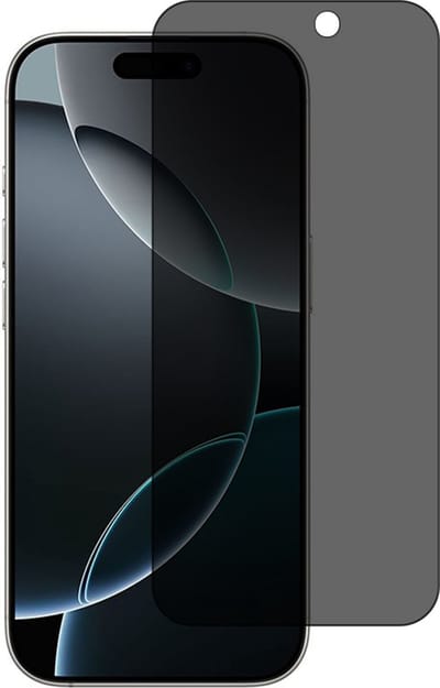 Privacy Screenprotector Geschikt voor iPhone 16 Pro screenprotector Privacy - Arara tempered glass van - gehard glas