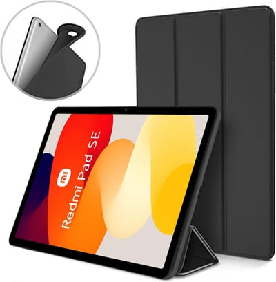 Geschikt voor Xiaomi Redmi Pad SE - Tablet hoes – Shock Proof Hoesje – Cover - Zwart