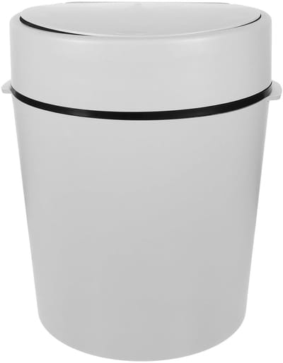 Kleine Prullenbak - Vuilnisbak Mini - Dagelijks Gebruik - Modern Eenvoudig Design - 305cm Hoog - Grijs