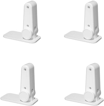 Dailygoods - 4 Stuks Kinderbeveiligingsslot voor Deurklinken en Ramen