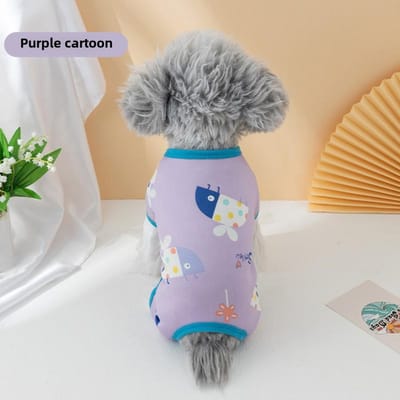 Le nouveau printemps et l'été conviennent aux vêtements d'intérieur, les chiens, les chats et les animaux de compagnie sont mignons, respirants et ne perdent pas leurs poils. XL
