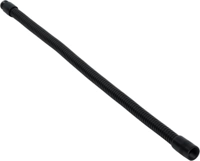 Flexibele zwarte gooseneck voor microfoon, 19 inch lengte, geschikt voor statief bevestiging