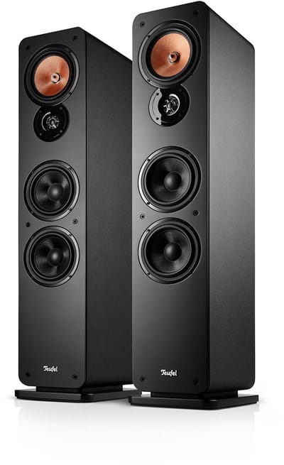 Teufel ULTIMA 40 Mk4 - Allround hifi stereo vloerstaande speakers - 3-kanaals systeem - set van 2 - zwart