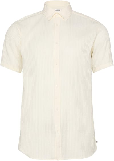 Standaard Korte Mouwen Katoenen Shirt s.Oliver