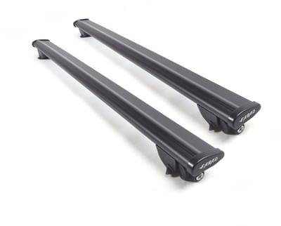 Dakdragers geschikt voor de Audi A5 Avant vanaf 2025 gesloten dakrailing - Aluminium - Hoog laadvermogen 100kg - Wingbar - Zwart - Merk Farad