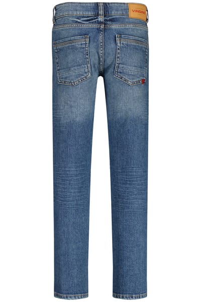 Vingino Boys Brent Jeans Mid Blue Stone Maat: 2 | Spijkerbroeken Outlet | Unisex | Blauw