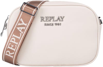REPLAY schoudertas Crossbody Bag White Smoke crème