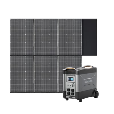 ALLPOWERS R4000-V2 Draagbaar Energiestation 4000W 2880Wh - R4000 + SP039 Zonnepaneel 600W