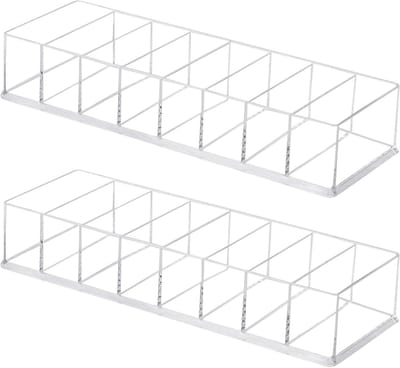 Cosmetica-organizer met 8 vakken voor make-up, lippenstiften en nagellak - Transparante opbergdoos voor make-uptafel en slaapkamer