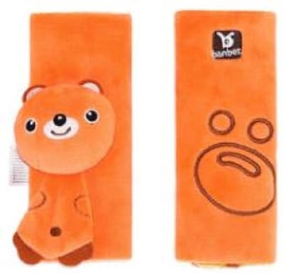 CHPN - Gordelkussen - Gordel kussentje - Zachte Autogordel - Oranje - Gordelcover - Covers voor Kinderen - Vakantie - Autovakantie - Autogordel - Autogordelaccessoire