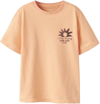 NAME IT - NKMFAKIM SS NREG TOP - Jongens - T-shirts - oranje - maat 116
