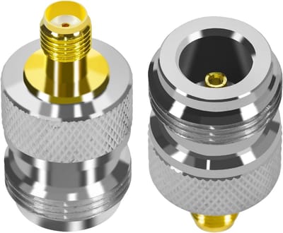 2 Stuks N-type naar SMA Vrouwelijke RF Adapter voor WiFi en Radio Antennes