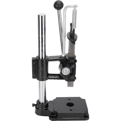 Mini Handmatige Ponsmachine Handgebruik Hakken Stil Leer Stempelen Gatenmaker