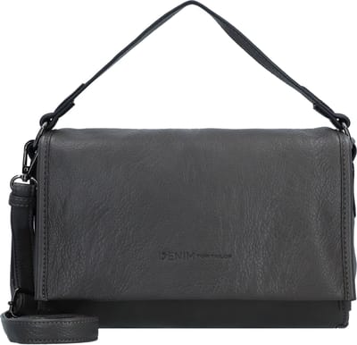 TOM TAILOR Schoudertas Evi Flap Bag Dark Grey Donkergrijs