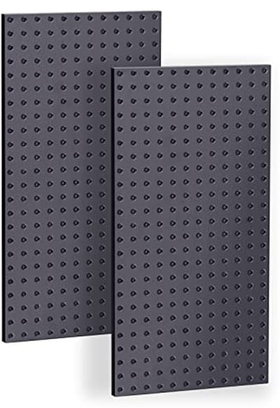 Metalen Pegboard Wandpanelen voor Garage Tool Opslag - Set van 2 Stuks