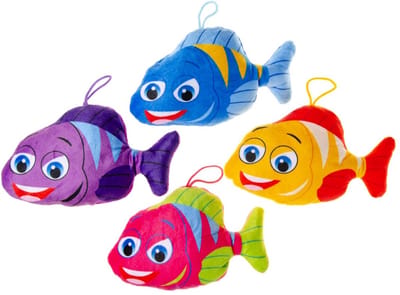 Duckiez Pluche Super Soft Kleurrijke Clownvis - 24 stuks