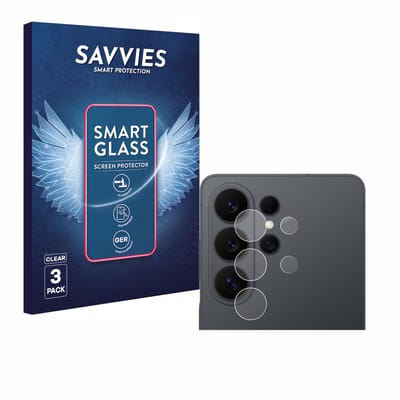 3 Stuks Savvies Screenprotector - geschikt voor Samsung Galaxy S26 Ultra (ALLEEN Camera Lens) - beschermfolie glas transparant