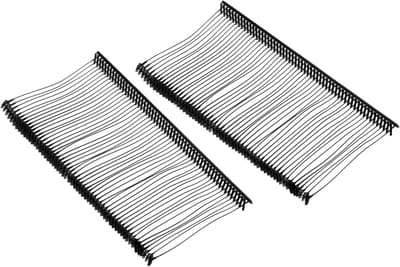 Allecta - 3000 stuks plastic etiketten voor kleding, zwarte standaard tagging-pistoolbevestigingen, 5 x 0,3 inch